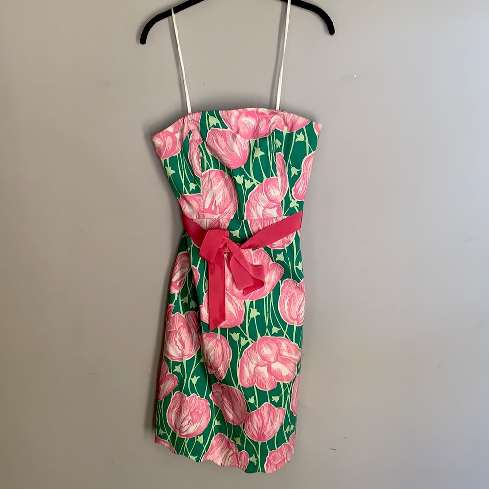 Lilly Pulitzer size 6 strapless dress